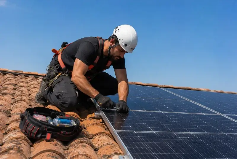 Maintenance et monitoring de panneaux solaires à Isturits