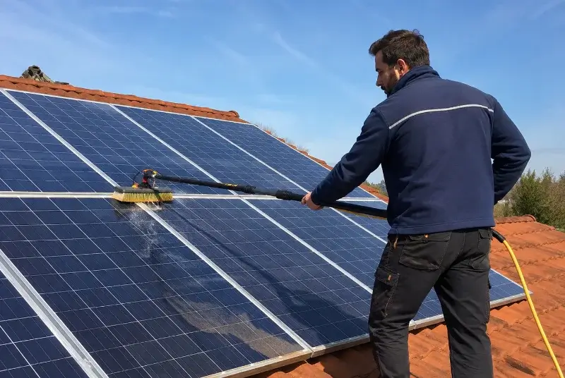 Nettoyage et entretien de panneaux solaires à Isturits